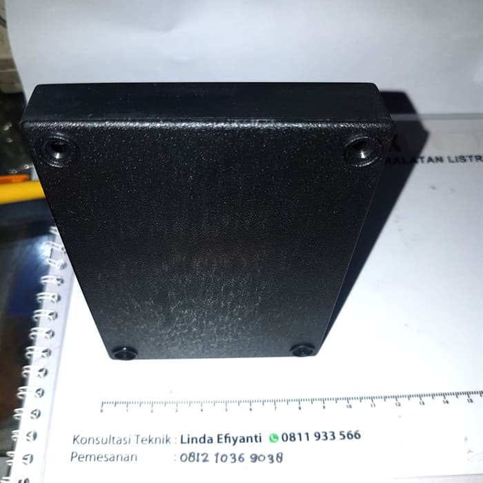 New Box hitam plastik X 7  Box Elektronik X 7  125 X 85 X 15 CM