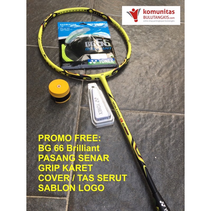 raket badminton Yonex voltric 8 etune