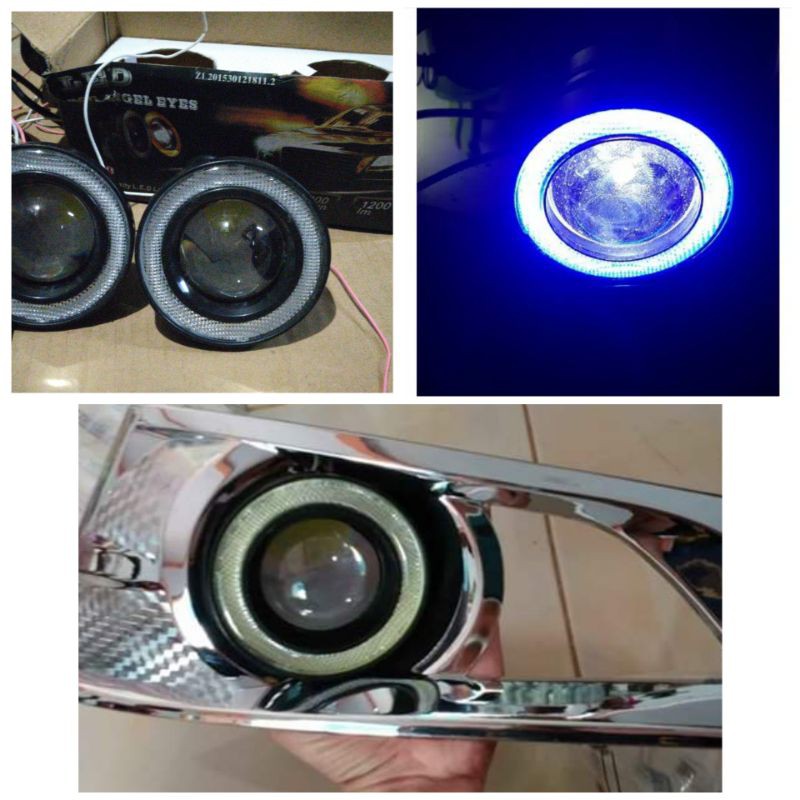 foglamp sigra LED angle eyes variasi