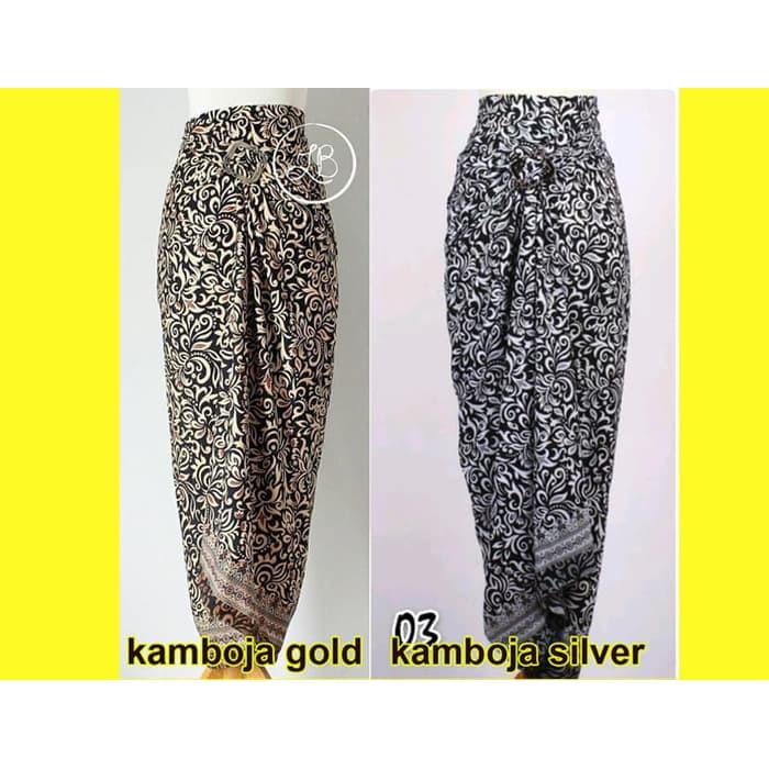 DRESS BATIK rok lilit rok serut  IWAZAH OFFICE
