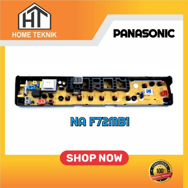 Modul pcb mesin cuci panasonic NAF72MB1 NAF80MB1 NAF95MB1 8tombol part mas80 507