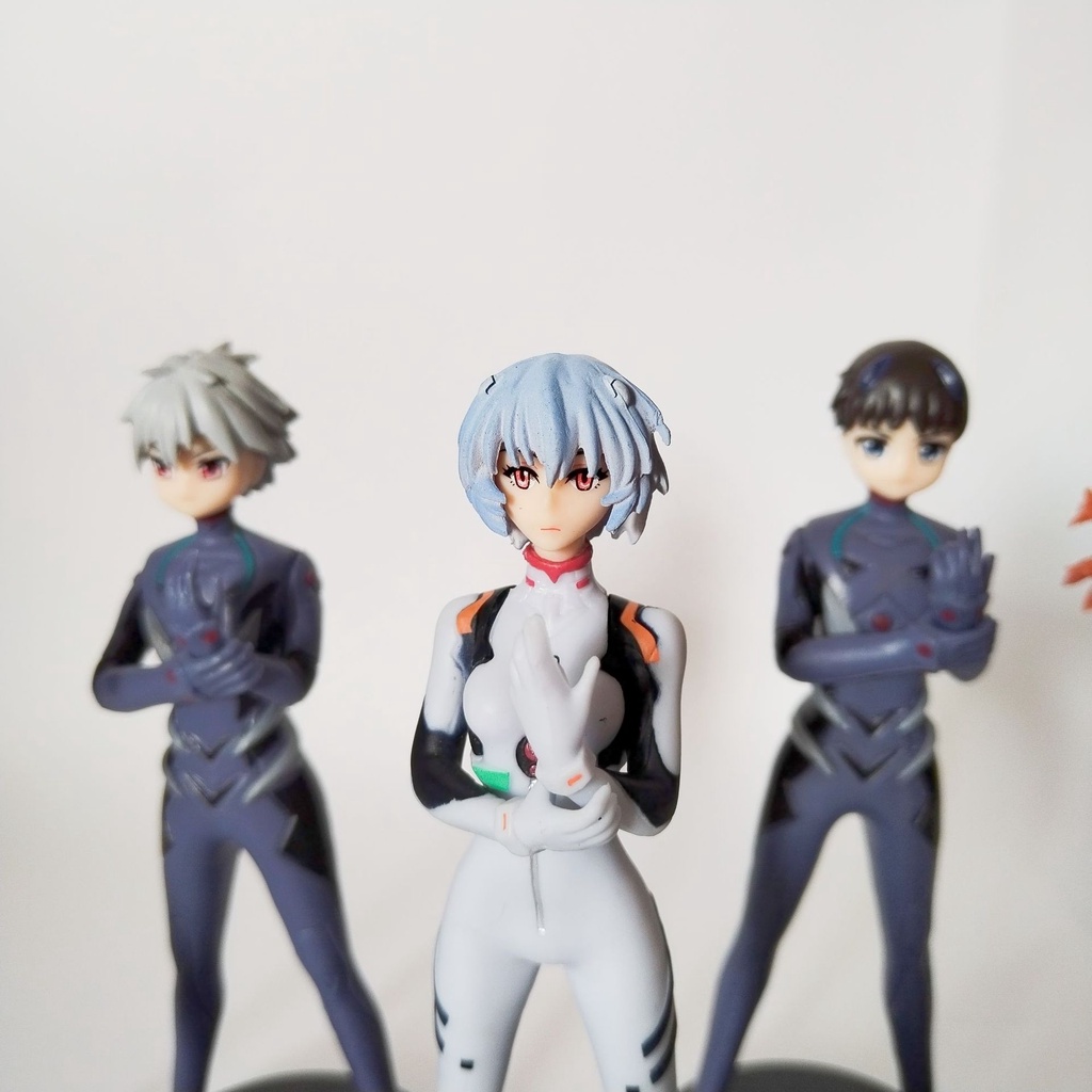 5pcs Mainan Action Figure Seri Ayanami Rei Gasha Evangelion 03