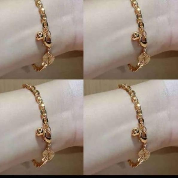 GELANG RANTAI WANITA NORI LAPIS EMAS IMITASI "KWT. 460839"