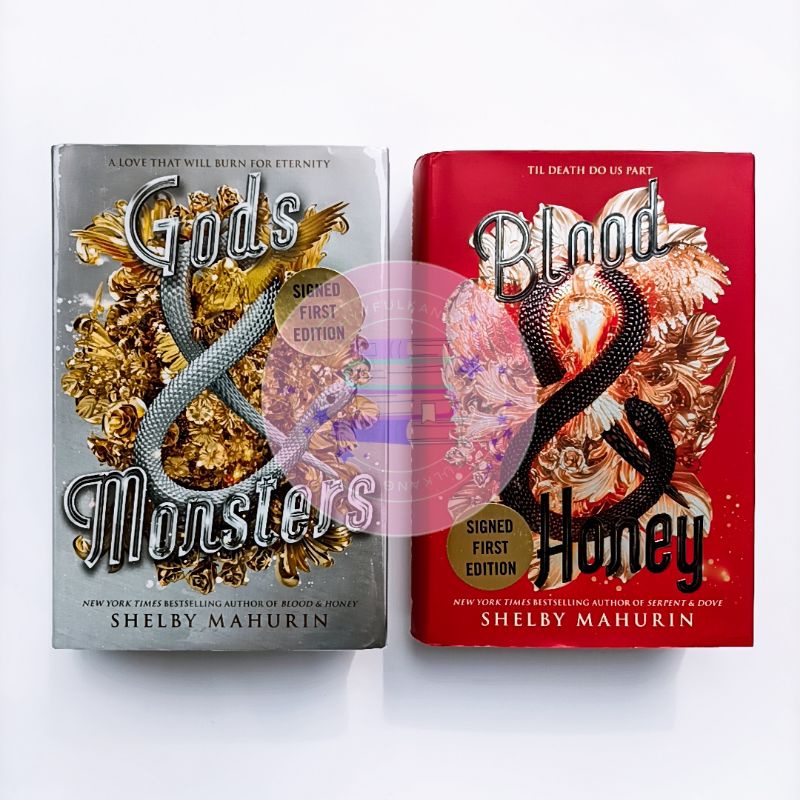 [SIGNED 1st ED] Blood&Honey - Gods&Monsters - Shelby Mahurin (Serpent and Dove Trilogy) HC SIGNED ED