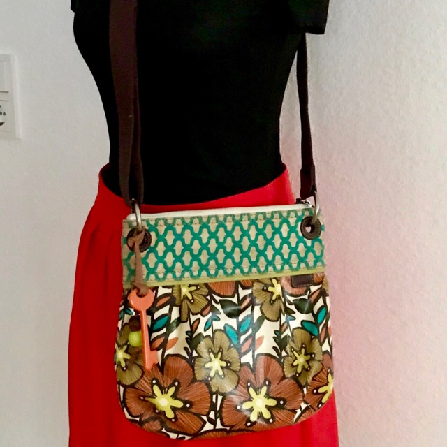 TAS FOSSIL ORIGINAL HERBST KEYPER SLEMPANG HANDBAG Second Bekas Ori Asli