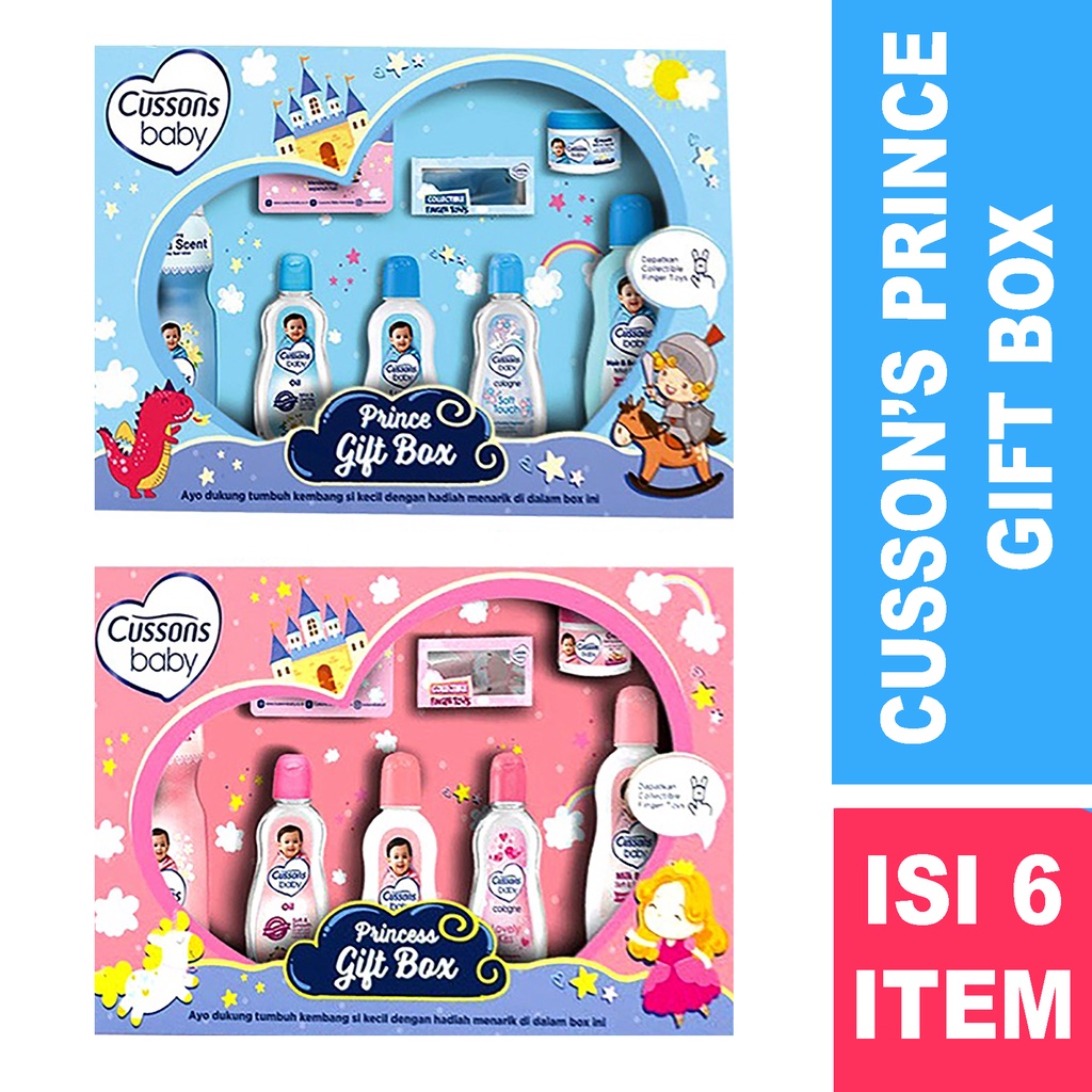 Bisa COD Cussons Baby Prince Gift Box - Gift Set - Paket Hadiah Bayi Sabun Lotion Bayi