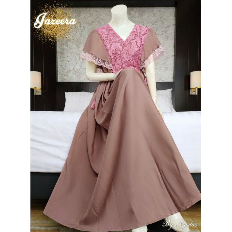 Daster Jazeera by Nyodas Ready size standart