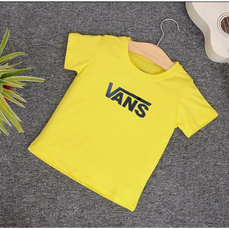 Kaos Anak Vans Baju Anak Unisex Tshirt Kids Lengan Pendek Kaos Distro Anak Fashion Anak Cewek Cowok