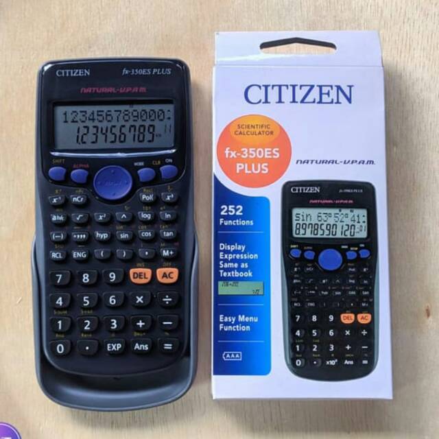 

KALKULATOR/CALCULATOR ILMIAH/SCENTIFIC/CITIZEN FX 350 ES PLUS#READY