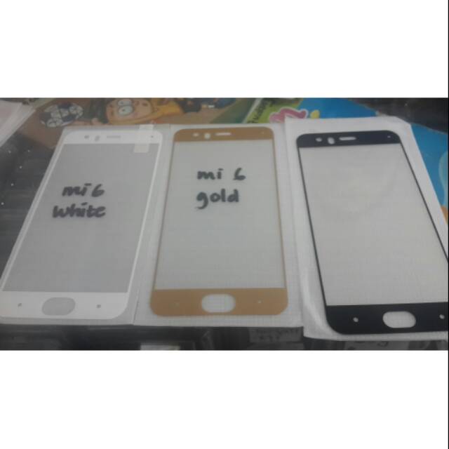 TEMPERED GLASS FULL WARNA XIAOMI MI 6