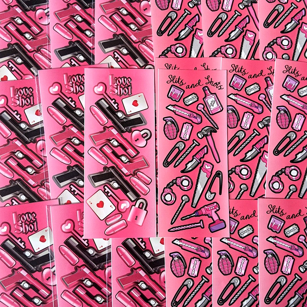 

LOVE SHOT SERIES ☆ by RATTLED STUDIO - Gun Bullet Weapon Deco Sticker - STIKER KPOP PHOTOCARD DECORATION DEKORASI POLAROID / JOURNALING / JURNAL Y2K TEENAGE KITSCH