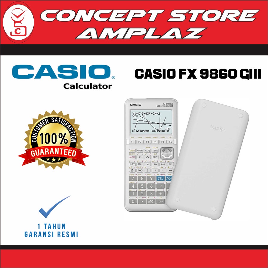 CASIO FX 9860GIII .  FX 9860 GIII  . FX9860GIII Original dan Garansi Resmi