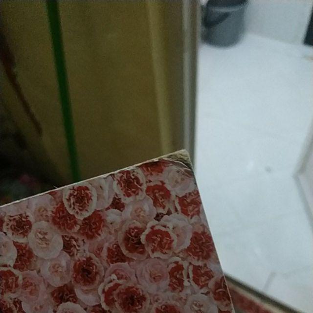 Kaligrafi Red Shabby Chic Mdf