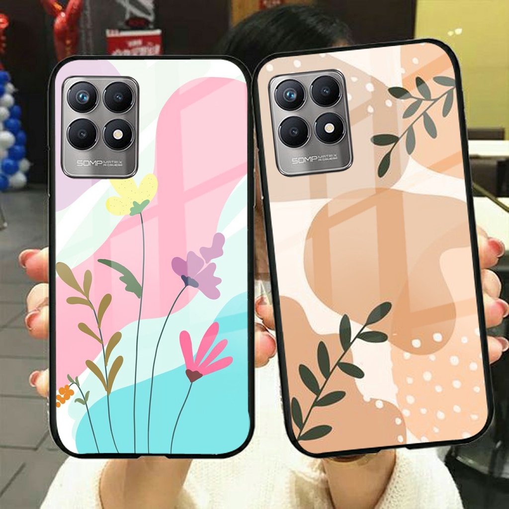 [K156] Softcase Glass Kaca Realme 8i Realme 9i - Softcase Mirror - Softcase Kaca Realme 8i - Softcas