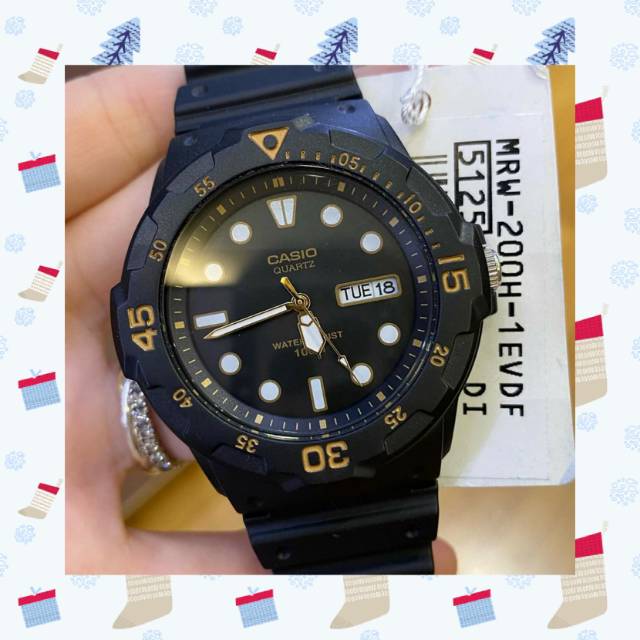 Jam Tangan Analog Casio Mrw 0h 1evdf Original Shopee Indonesia