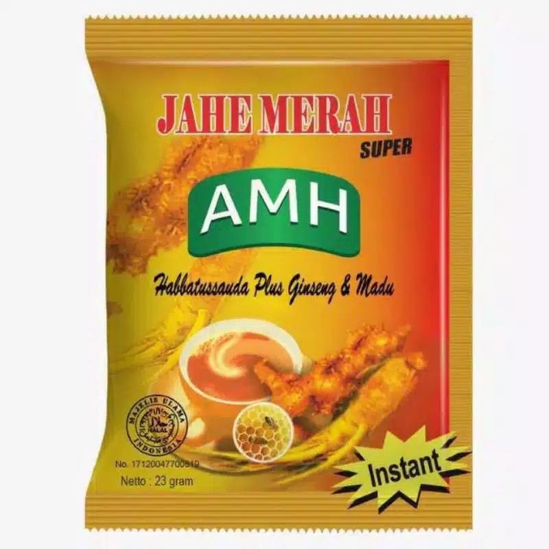 

JAHE MERAH AMH SUPER | 1 RENCENG ISI 12 SACHET