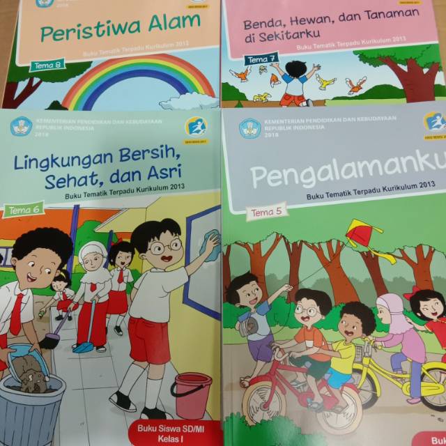 

Paket 4 Buku Tematik SD kelas. 1 semester 2 Tema 5,6,7,8