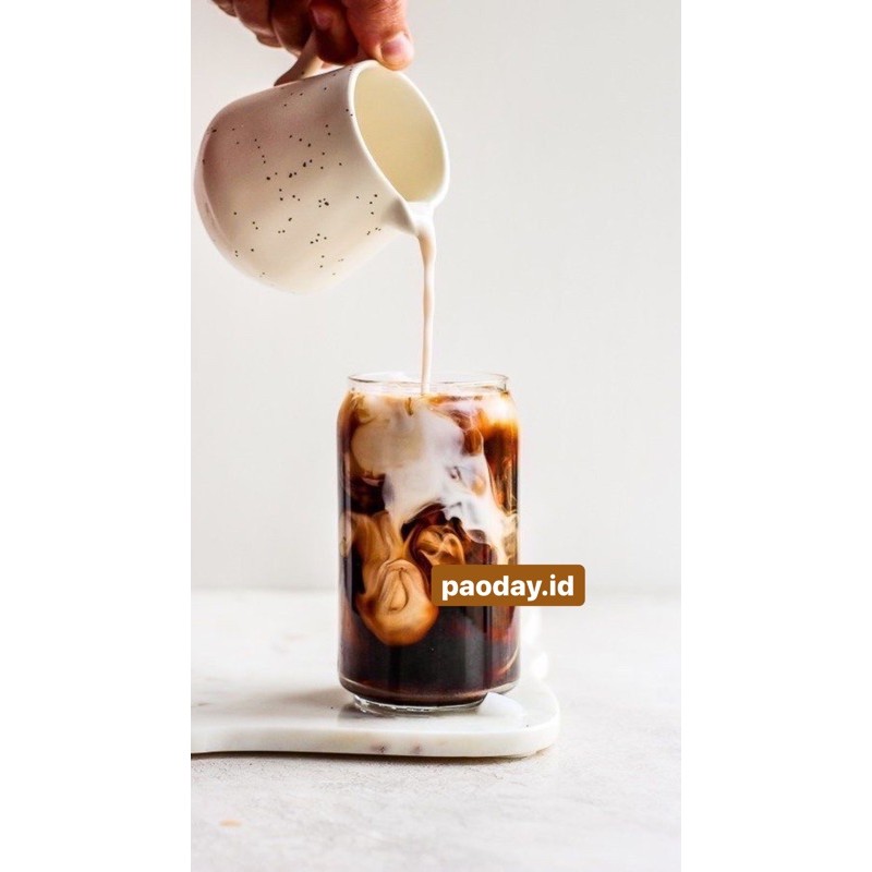 BEER CAN GLASS 400ml | Gelas Bir Kaca Cantik | Gelas Mug Kaca