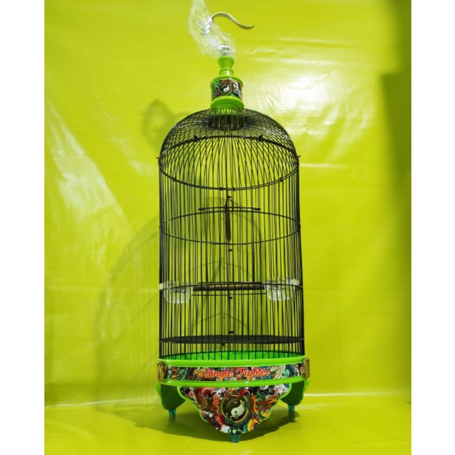 Sangkar Lovebird Pvc Decal Single Fighter Kembang,Sangkar Lovebird Pvc KLI,Kandang Kapsul Pvc