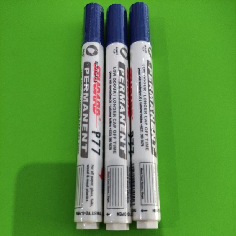 

Spidol Permanent Standard P77 Blue