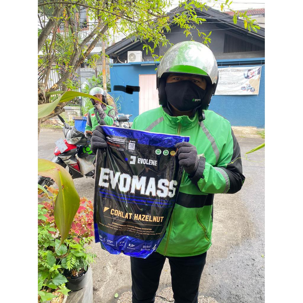 Evolene EvoMass EVO MASS 10 lbs (4.5 KG) Evomass 10lbs 10lb BPOM HALAL MUI Gainer Susu Penggemuk Coklat Hazelnut