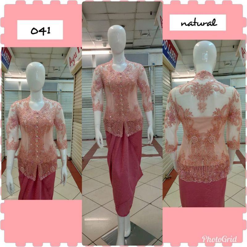 Atasan kebaya payet lengan 7/8 //fashion muslim/kebaya payet terbaru