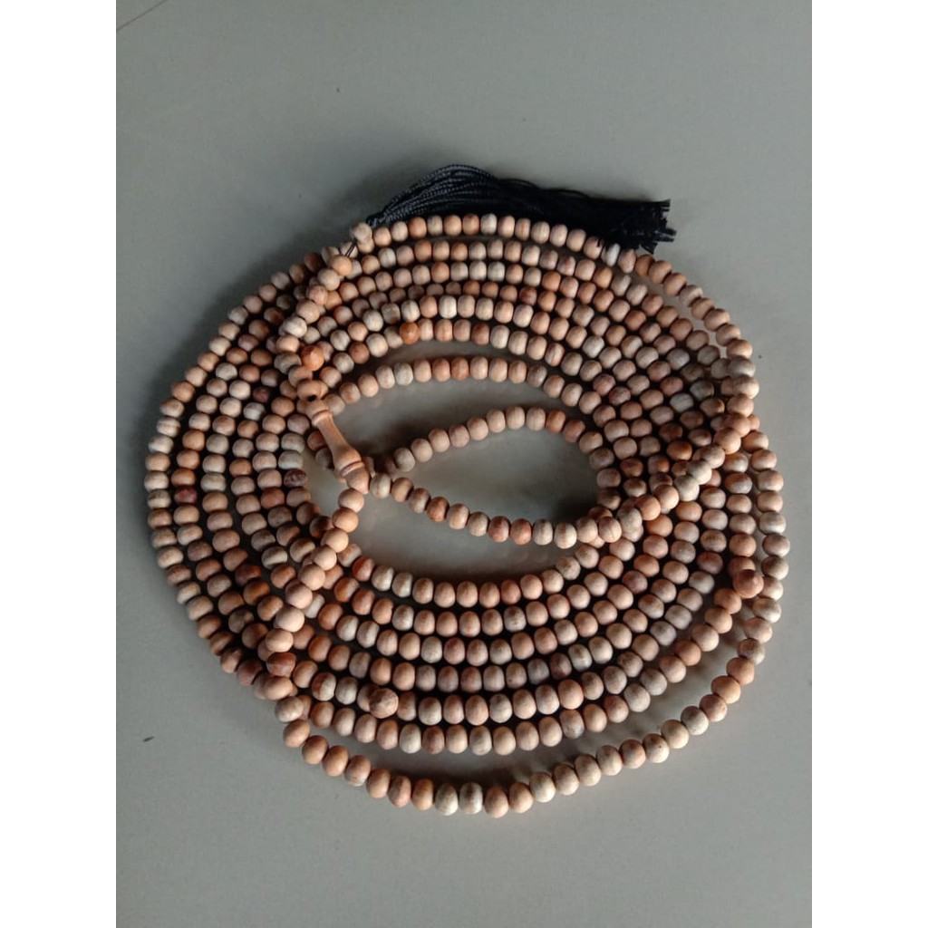 tasbih kayu cendana wangi isi 500 butir tasbeh kayu cendana jawa asli