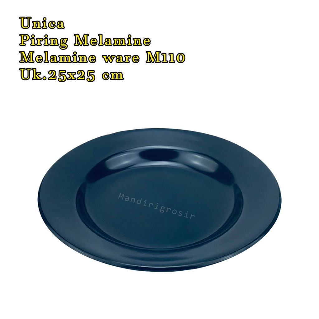 &quot;Unica * Piring Melamine * Melamine ware * M110 * Uk.25x25 cm &quot; Unica * Piring Melamine * Melamine ware * M5110 * Uk.24.