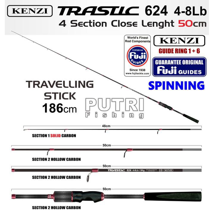 JORAN KENZI TRASTIC 624 4-8Lb Fuji Guides
