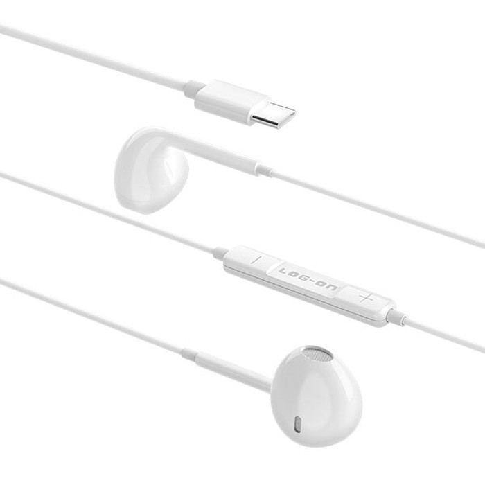 HANDSFREE EARPHONE LOG ON SOFTSTYLE TYPE C LO HF 779 588 C TIPE C DIGITAL AUDIO UNIVERSAL MIC