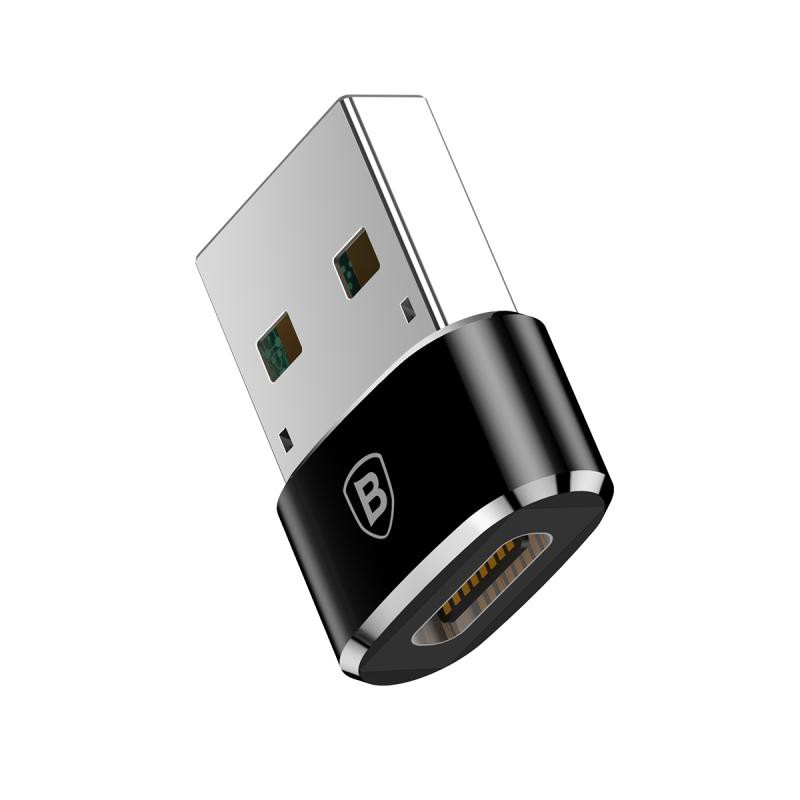 BASEUS ORIGINAL USB OTG Adaptor USB Female to TYPE C Male Adapter Converter Connector Konektor Tipe