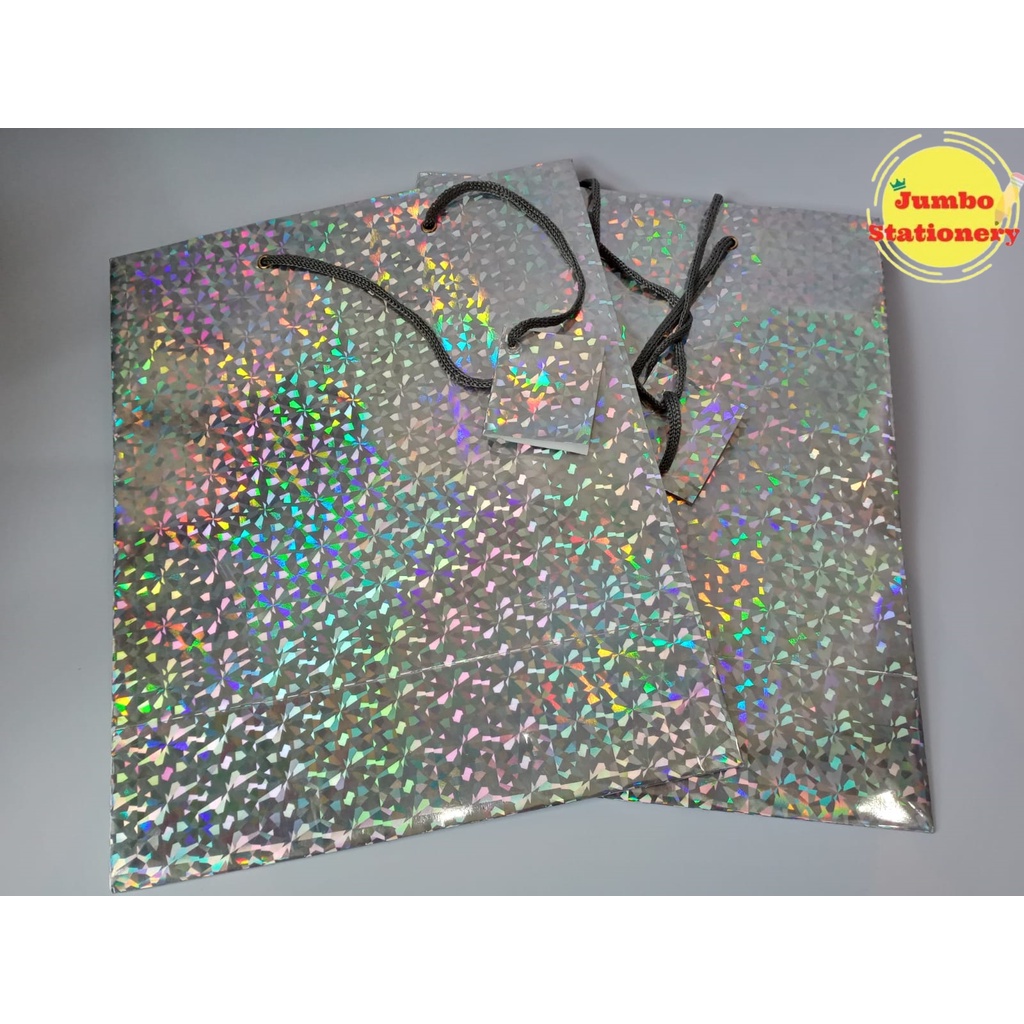 Kiky Hologram Paper bag + gift card / tas kertas (1 pcs)