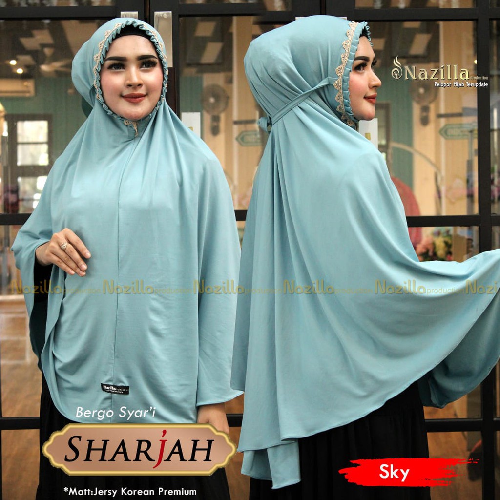 HIJAB INSTANT SHARJAH MASKER ORI AZZAHRA