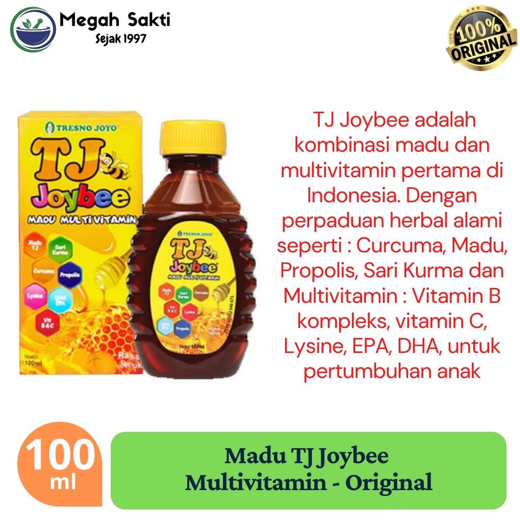 

Madu Tj Joybee / Madu Multivitamin Plus 100ml Original