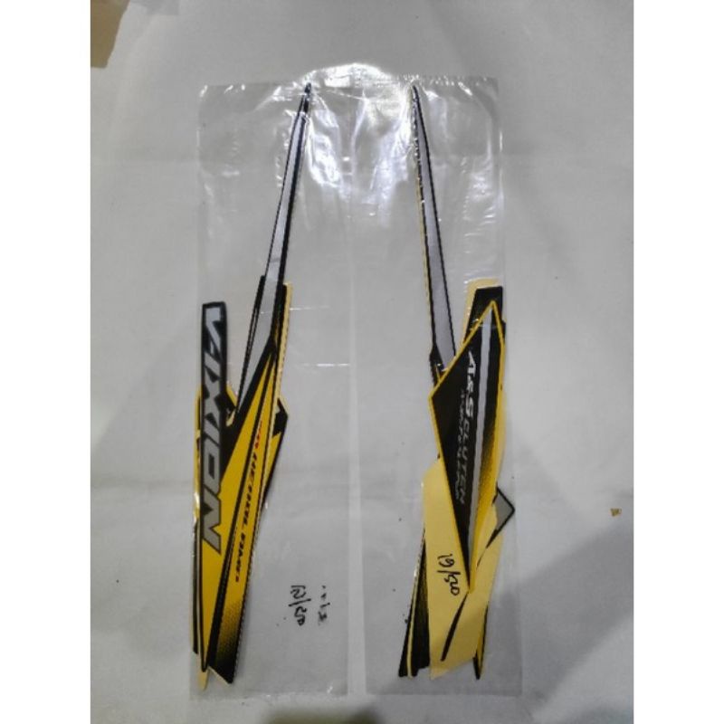 STRIPING LIST STIKER ALL NEW VIXION TAHUN 2019 VIXION R KUNING