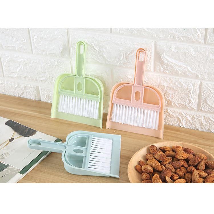 MurmerOfficial R052 Sapu Mini DustPan Serok Cikrak Kecil Mobil Laptop Keyboard Brush Kotoran Debu