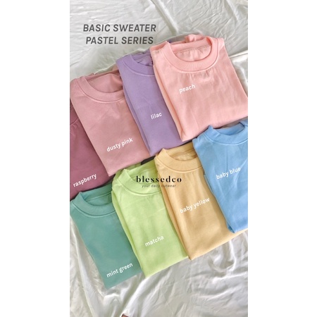 Basic Sweater Pastel Edition