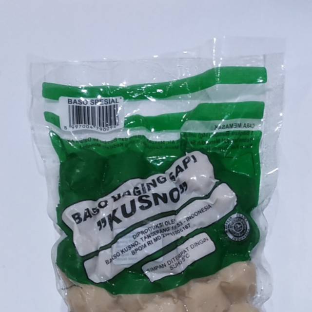 

Bakso kusno - Bakso Speisal isi 40 pcs 500 Gram, Bakso sapi siap saji