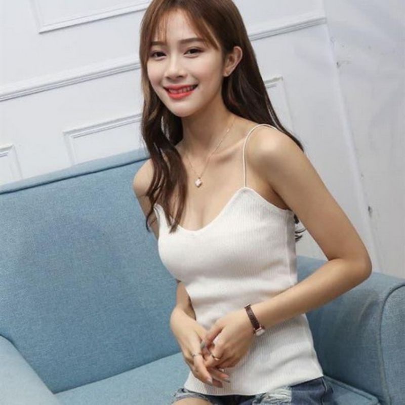 Tanktop Kamisol RIb/tanktop Wanita