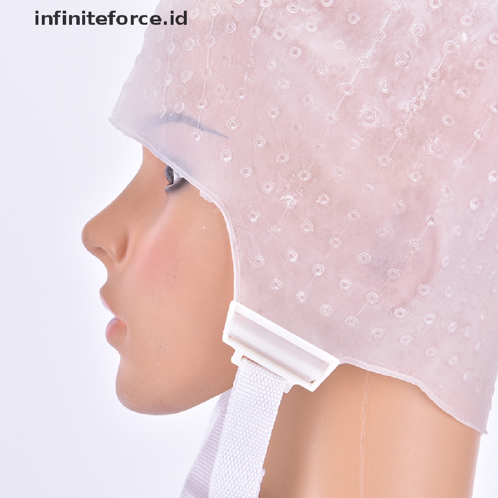 Infiniteforce.id Topi Silikon Dengan Jarum Reusable Untuk Mewarnai Rambut