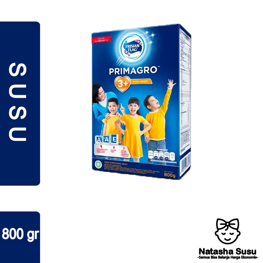 

Frisian Flag 3+ 800gr Coklat / Madu / Vanilla - Natasha Susu