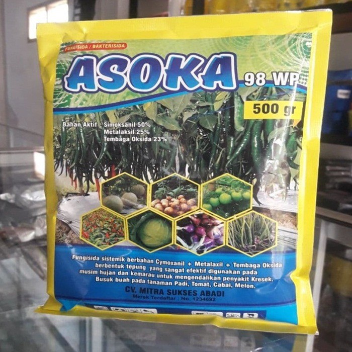 Fungisida Bakterisida ASOKA 98WP 500 Gram