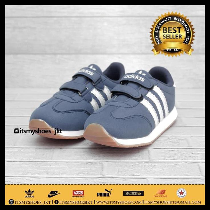 Sepatu Adidas Anak-Sepatu Anak Adidas Biru-Sepatu Anak Usia 1-4 Tahun - 24