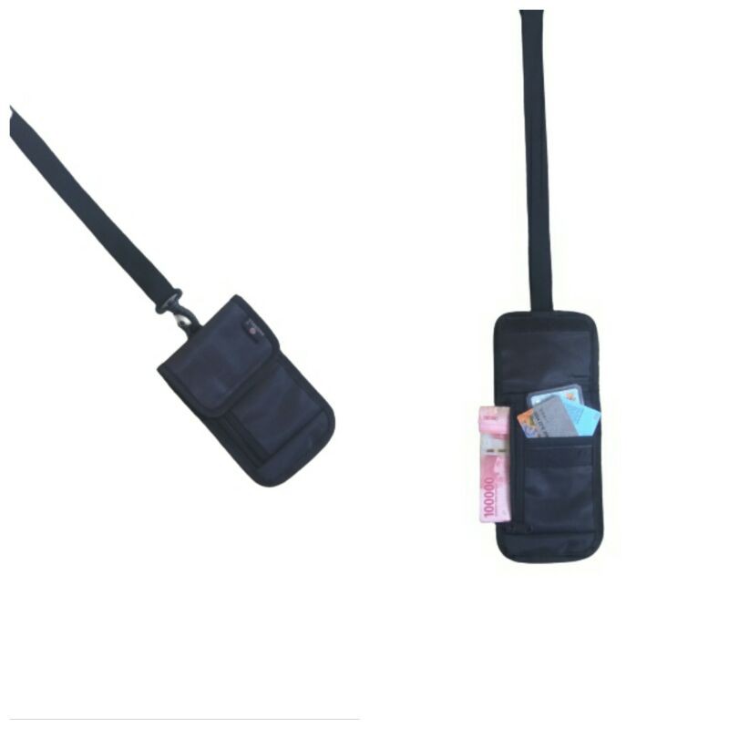 TAS HP KARTU GANTUNGAN LEHER