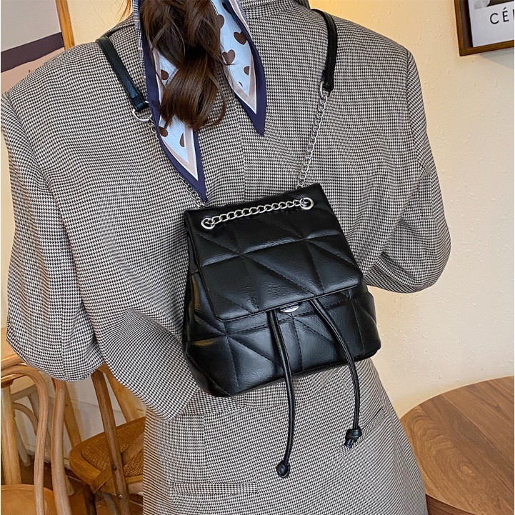 BJ81769 - BLACK/BROWN/GREEN/WHITE - TAS RANSEL SLEMPANG MULTIFUNGSI TAS WANITA FASHION IMPORT MODIS ELEGAN TERMURAH TERLARIS TERBARU BAGSTORE JAKARTA TAS BATAM GT1769 BQ3343 JT504
