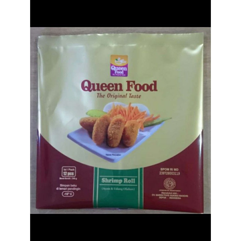 Queen Food Shimp Roll 340 gr