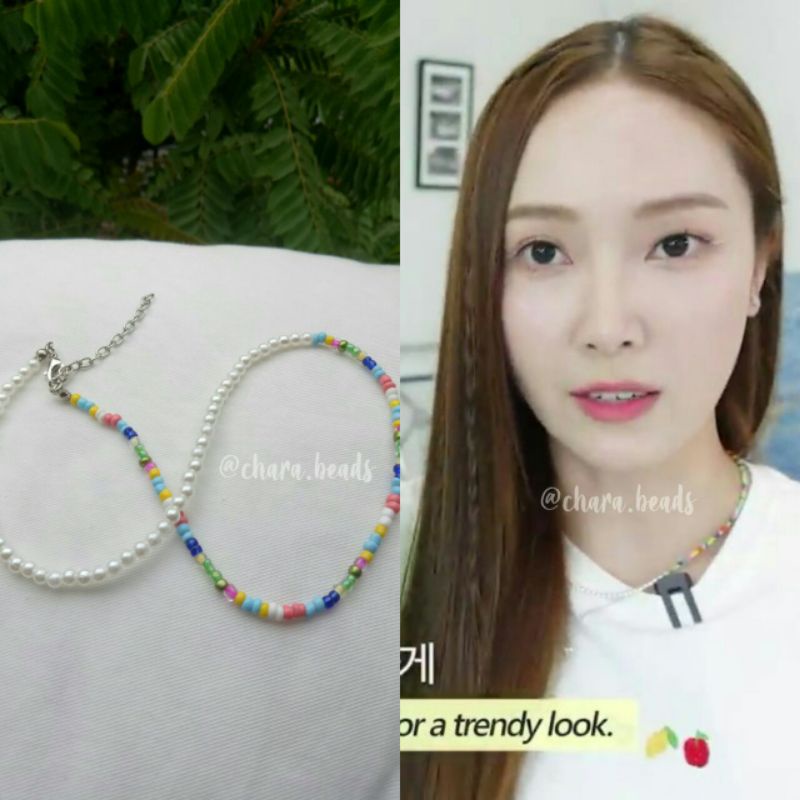 jessica jung necklace // kalung jessica jung // beads necklace // kalung manik