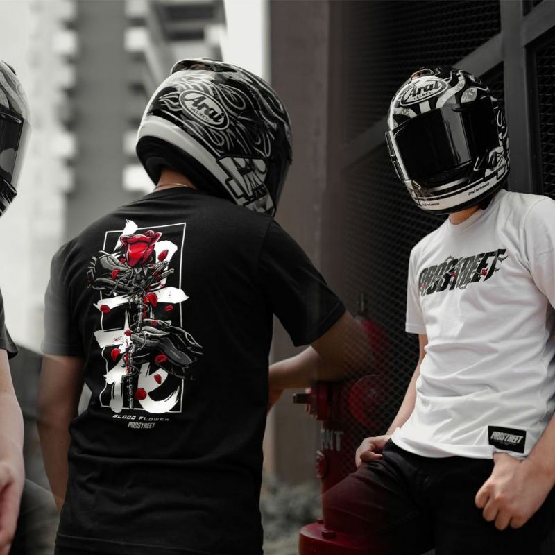 T-SHIRT PROSTREET BLOOD FLOWER NEW ORIGINAL PACKING MENGGUNAKAN BOX