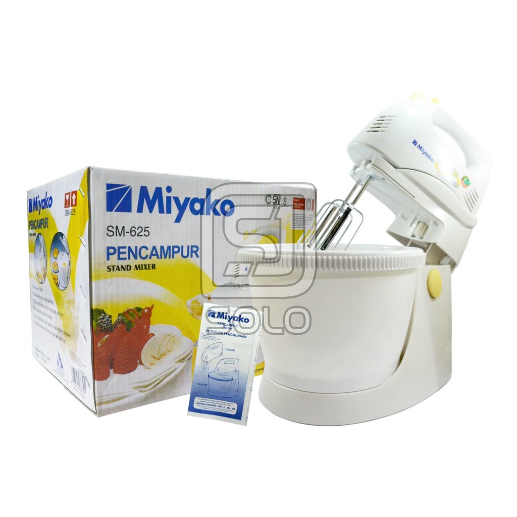 Jual Miyako Stand Mixer SM 625 SM625 Hand Stand Mixer Pencampur ...