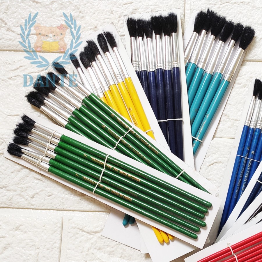 

Kuas Lukis XEHO Bulu Hitam No 1-12